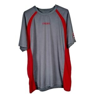 Stanford University Cardinals Gray Short Sleeve Jersey T-shirt XL